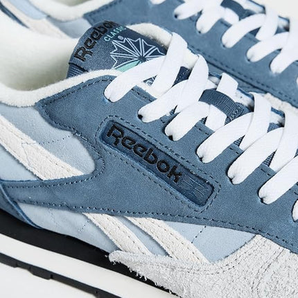 Reebok Unisex-Adult Classic Leather V1 Sneaker, Y2k Blue/Shadow/Grey 1, 7.5 Women/6 Men