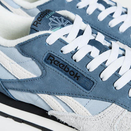 Reebok Unisex-Adult Classic Leather V1 Sneaker, Y2k Blue/Shadow/Grey 1, 7 Women/5.5 Men