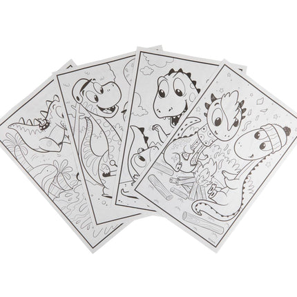 Cahier de coloriage de dinosaures Crayola, 96 pages à colorier, pour les 3, 4, 5 et 6 ans