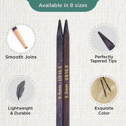 KnitPro J’Adore Cubics Interchangeable Circular Needles 5" (13cm) | 6.50mm