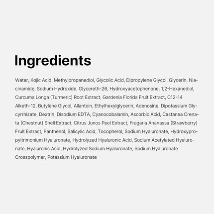 TAMPON DE CURCUMA À L'ACIDE KOJIQUE