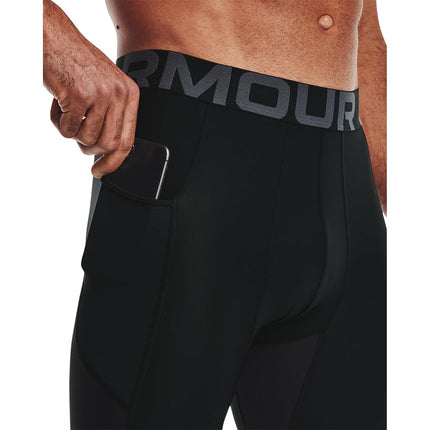 Under Armour Men UA HG Armour 3/4 Legging, Comfortable and robust gym leggings, lightweight and elastic thermal underwear with compression fit.