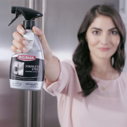 Weiman Stainless Steel Cleaner & Polish, 12 fl oz