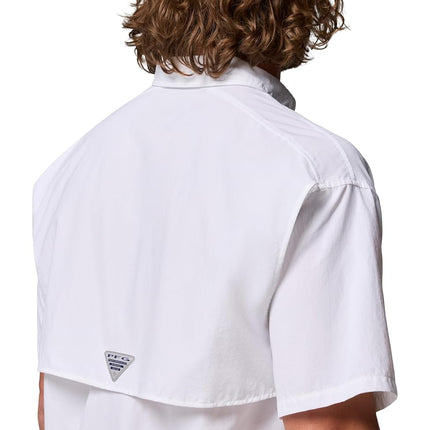 Columbia Men's Bahama II Short Sleeve Shirt,White,X-Large