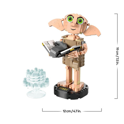LEGO Harry Potter Dobby the House-Elf Building Toy for 8+ Year Old Girls & Boys, Posable Wizarding World Character Figure Set, Bedroom Accessories, Collectible Kids' Toys, Treat for Fans 76421