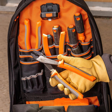 Klein Tools 1005RINS Insulated Pliers, Made in USA, Cutting/Crimping Tool for Insulated and Non-Insulated 10 to 22 AWG Wire and Connectors,1000V Rated
