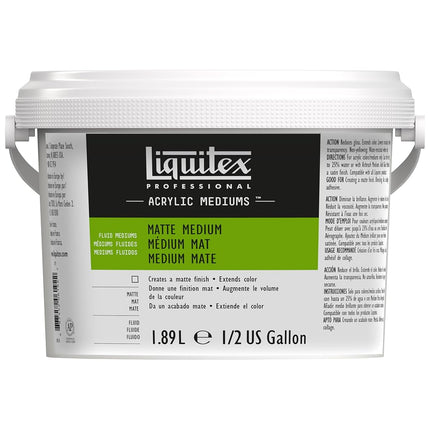 Liquitex Professional Matte Medium, 1.89L (Half Ga