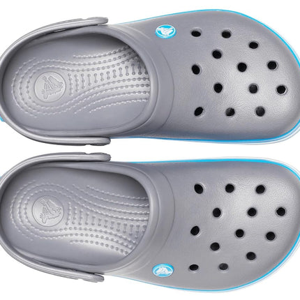 Crocs Unisex Crocband Clogs, Charcoal Ocean, 3 UK Men/ 4 UK Women