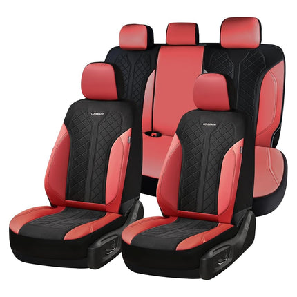 Coverado Seat Covers Full Set, Waterproof Car Seat