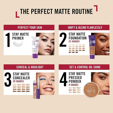 Rimmel London Stay Matte Liquid Mousse Foundation, 303 True Nude