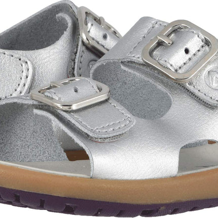 Merrell Boy's Girl's Bare Steps H20 Sandal, Silver