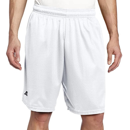 Russell Athletic Men's Mesh Pocket Short, White, X