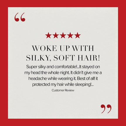 SLIP Pure Silk Bonnet, Scarlet - 100% Mulberry Silk | Made with SlipSilk™