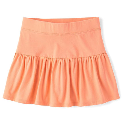 The Children's Place Girls' Stretchy Waistband Skort, Sunfish, X-Large