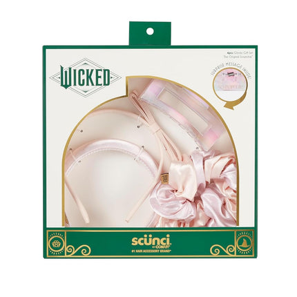 Wicked Glinda Gift Box - hair accessories for girls - gifts for her - hair accessories - Scunci by Conair - 4PK