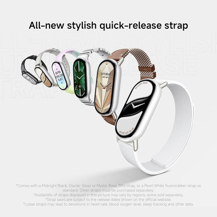 Xiaomi Smart Band 10, Fitness Tracker for Men Women, 21 Days Battery,Silver