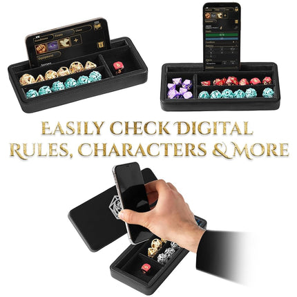 Soar Forge Sanctum Dice Box - Premium Case & Tray for DND