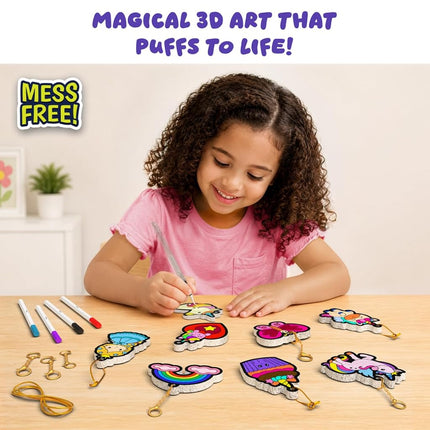 Skillmatics Aqua Puffs – Princesses & Unicorns, Mess-Free 3D Art Kit