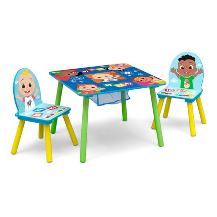 Delta Children Kids Table and Chair Set with Stora