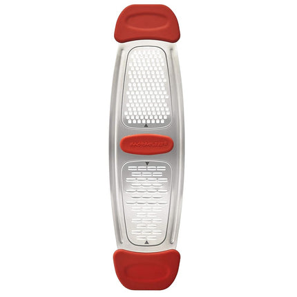 Rallador múltiple de acero inoxidable Rachael Ray, rojo pequeño