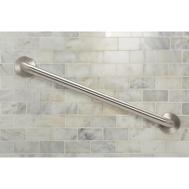 Moen Concealed Grab Bar AC Matte Black 24-Inch Bathroom Safety Grab Bar, R8724BL