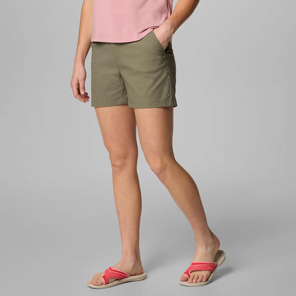 Columbia Women's Leslie Falls Short 2, Hiking Shorts, Stone Green, W12/L5