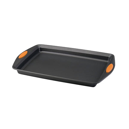 Rachael Ray Oven Lovin' Non-Stick 11-Inch X 17-Inch Crispy Cookie Baking Sheet, Orange