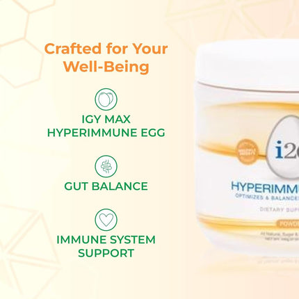 IgY Nutrition i26 Hyperimmune Egg 140 grams Pwdr