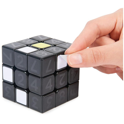 Rubik’s Coach Cube, Learn to Solve 3x3 Cube with Stickers, Guide, & Videos | Stress Relief Fidget Toy | Adult Toy Fidget Cube | for Ages 8 and up