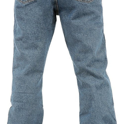 Wrangler Rugged Wear Men's Woodland Thermal Jean,Stonewashed Denim,44x32