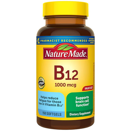 Nature Made Vitamin B12 1000 mcg. Softgels Value S