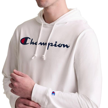 Champion Men's MIDDLEWEIGHT Hoodie Jacket, White, XL