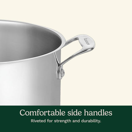 Cuisinart 77-412 Chef's Classic Stainless 4-Piece 12-Quart Pasta/Steamer Set,Stainless Steel