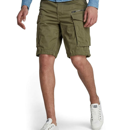 G-STAR Men's Rovic Zip Relaxed Shorts, Green (sage