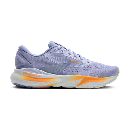 BROOKS Womens Adrenaline Gts 24 Sneaker, Blue Heron White Orange, 4.5 UK