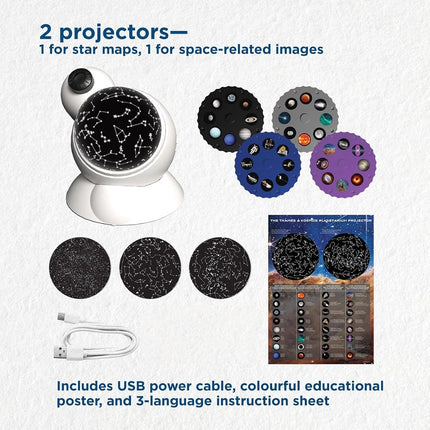 Thames & Kosmos Planetarium Projector - Educational Science Kit for Children & Young Teens - Space Theme - Ages Youth - Requires Adult Supervision