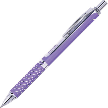 Pentel EnerGel Alloy RT Premium Liquid Gel Pen, 0.7mm Violet Barrel, Violet Ink (BL407VBPV)