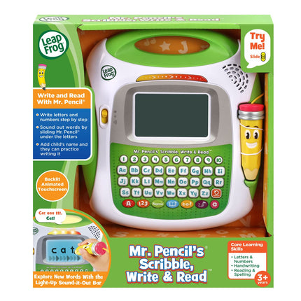 LeapFrog Mr. Pencil's Scribble, Write and Read, Green, Medium