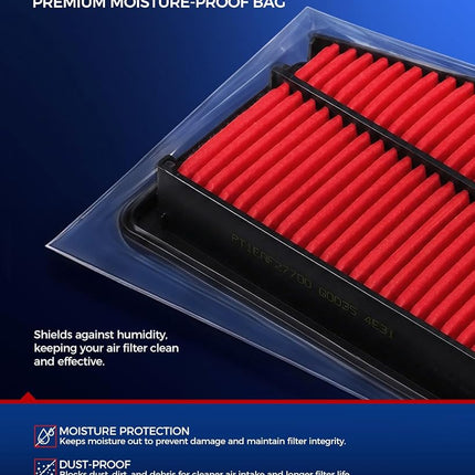 KAX CA10343 Premium Engine Air Filter for Toyota Tundra, Lexus LX570