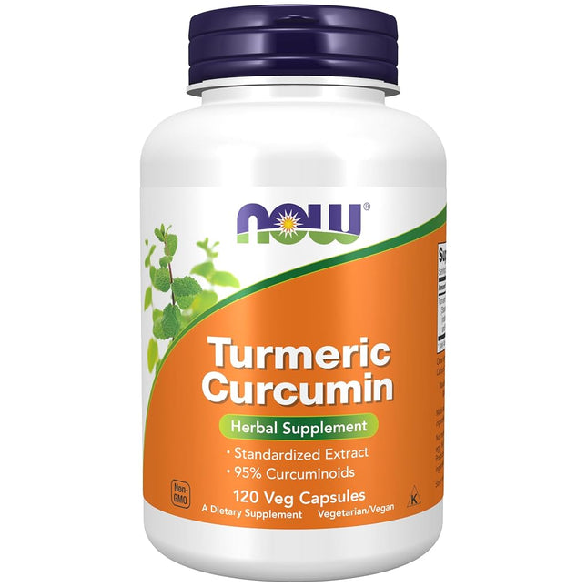 NOW Foods Curcumin 120 Vegicaps (Pack Of 2)