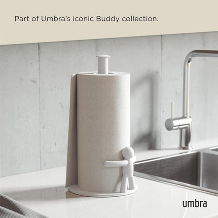 Umbra Buddy Countertop Paper Towel Holder, White