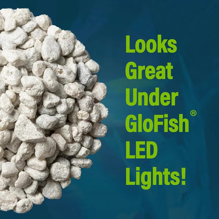 GloFish aquarium Gravel 5 Pounds, White, Complements Tanks (29022)