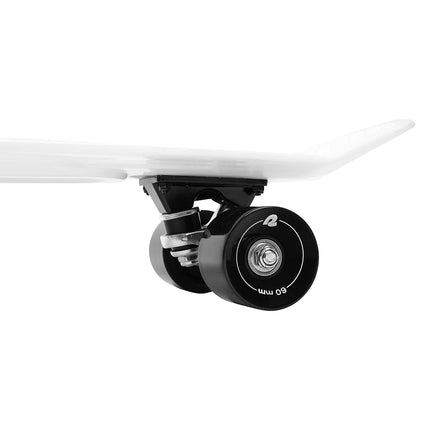 Retrospec Quip Mini Cruiser Skateboard 22.5" and 27" Classic Retro Plastic Cruiser Complete Skateboard with ABEC 7 Bearings and PU Wheels Compact Board with Grippy, Molded Waffle Deck