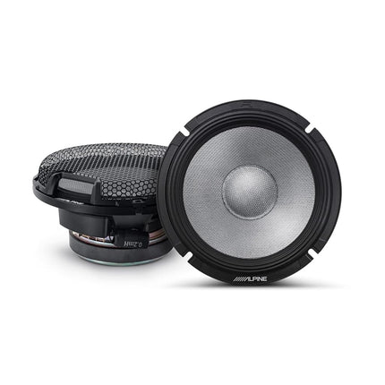 Alpine R2-S65C 6.5" R-Series High-Resolution 2-Way Component Speaker Set, Pair