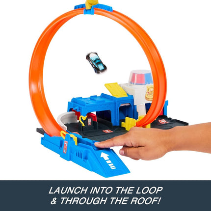 Hot Wheels City Super Police Station Playset & Toy Car