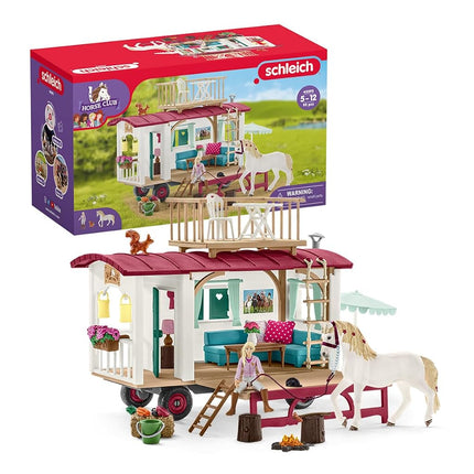 Schleich Horse Club - 95Pc Sofia's Secret Camper w/ Horse Playset | 42593