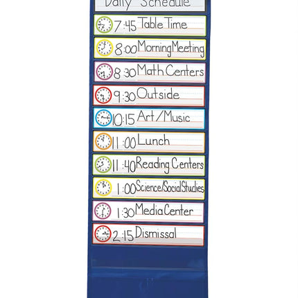 Deluxe Scheduling: Pocket Chart