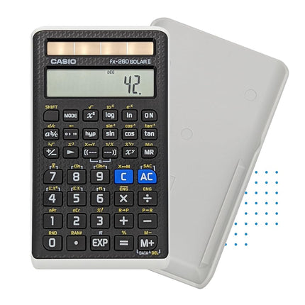 Casio FX 260 Solar II Scientific Calculator 5" x 0.6" x 2.9"