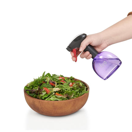 Mini pulvérisateurs d'huile Evo, sans aérosol, pour huiles d'olive, de cuisson et vinaigres, violet, capacité de 236 ml, lot de 2