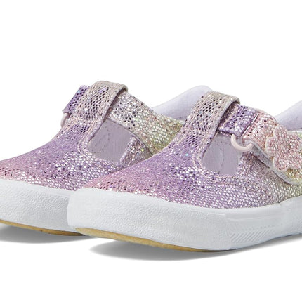 Keds Girl's Daphne (Toddler/Little Kid) Sneaker, Pastel Ombre Glitter, 5.5 Toddler
